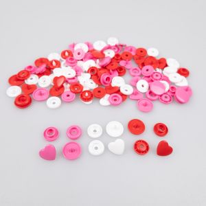 Love Plastmasa spiedpogas Sirds / 12,4 mm / MIX