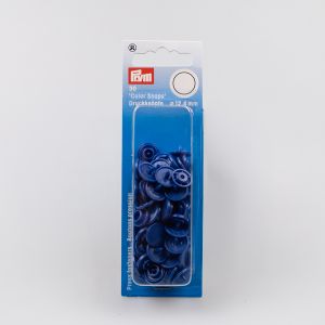 Love Plastmasa spiedpogas / 12,4 mm / Zils