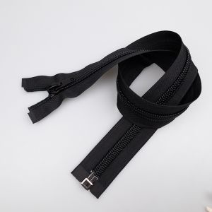 10 mm rāvējslēdzējs S10 apakšā vaļējs 70 cm / 332 Melns