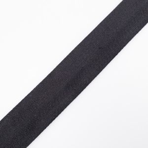 Slīplente eglītes stilā  30mm CO/PES / melns 332