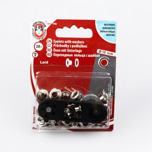 Metāla gredzeni, Luveris "LORD" 4/8mm 20gab / Niķelis