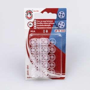 Spiedpoga "MIA" 10 mm / Caurspīdīgs
