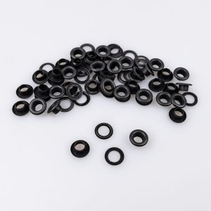 Metāla gredzeni, Luveris ar caurumu 5 mm / Melna oksīds