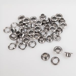 6 mm actiņas ar caurumu / Melns niķelis