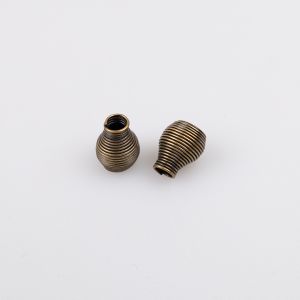 Metāla spirālveida auklas uzgalis 5 mm / Oksīds