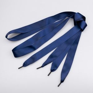 Satīna kurpju auklas 20 mm, 130 cm / Zils 330