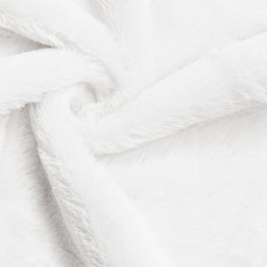 Mākslīgā kažokāda ar īsu spalvu Bunny luxe / Balts