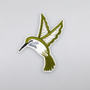 Uzgludināmi motīvs 70 x 70 mm / KOLIBRI / Zaļa 261