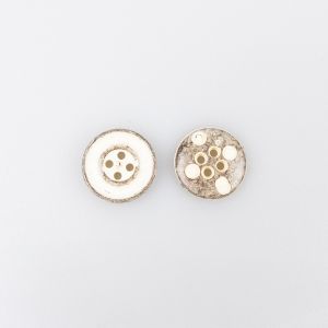 Poga Vintage / 15 mm / Krema