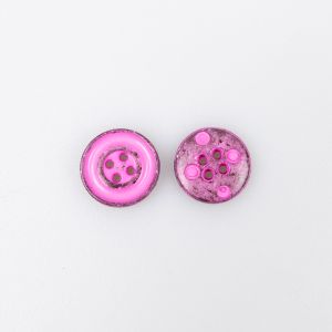 Poga Vintage / 15 mm / Dark Rozā
