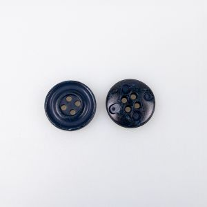Poga Vintage / 15 mm / Tumši zils