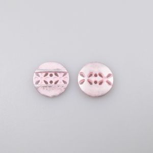 Plastmasas poga 18 mm / Rozā