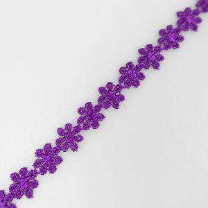 Ziedu lenta Margrietiņa / 15 mm / Violets