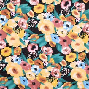 Viskozes poplīns Cascade / Dzeltens