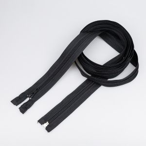 5 mm spirāles rāvējslēdzējs atdalāms ar vienu slīdni 340 cm / Melns 332
