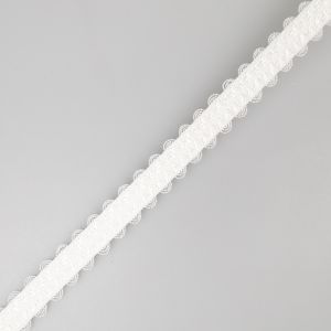 Krūštura lencītes gumija 14 mm / Balts