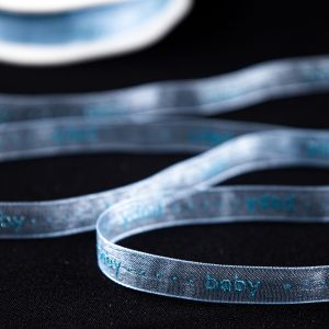 Organza lente "Baby", 10 mm / Zils