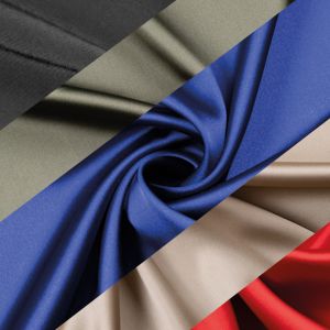 Vienkrāsains mākslīgais zīds Jordan / Dažādi toņi