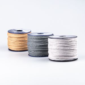 Kokvilnas aukla 2.5 mm / Dažādi toņi