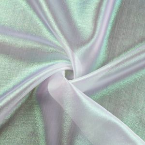 Metāliska organza / Balts