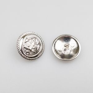 Poga ar kājiņu Enkurs 20 mm / Sudraba
