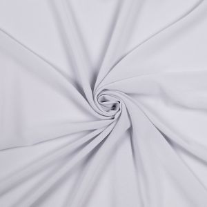 Vienkrāsains mākslīgais zīds Georgette / Sudraba