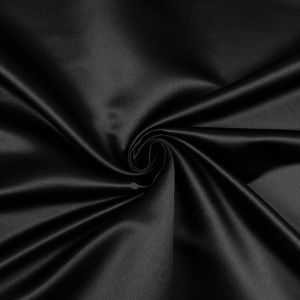 Vienkrāsains mākslīgais zīds / Melns