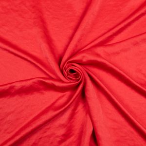 Krepēta mākslīgā zīda audums / Sarkans