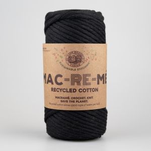 Makrame dzija Mac-Re-Me 200g / 153S Black