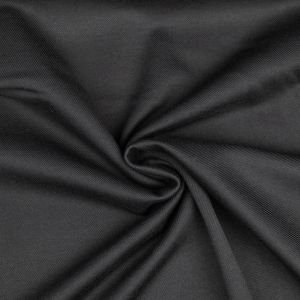 Biezs trikotāžas audums Punta Twill / 690 Black