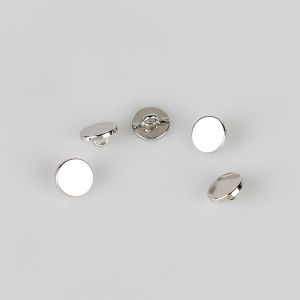 Metāla poga ar kājiņu 11 mm / Sudraba
