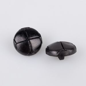 Poga ar kājiņu 20 mm / Melns