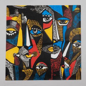 Mākslīgās ādas panelis / Cubism