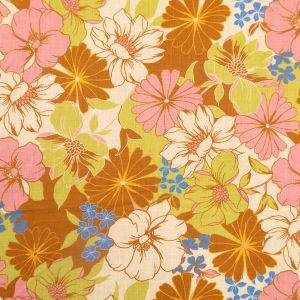 Raibs linu audums ar kokvilnu / Dizains 9