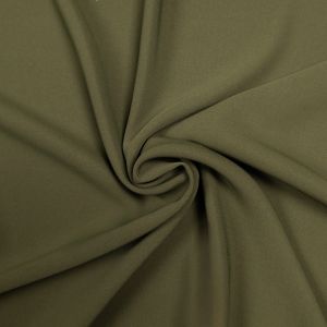 Vienkrāsains kleitas audums / Haki zaļā