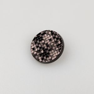 Poga ar kājiņu 20 mm / Melns