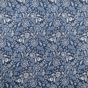 Kokvilnas poplīns / Zils