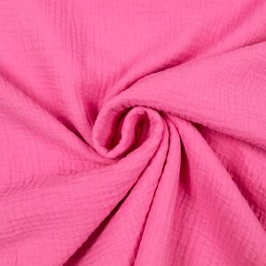 Dubultais kokvilnas audums / 117 Fuksija