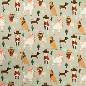 Krāsaina  trikotāža / D17 Suņi