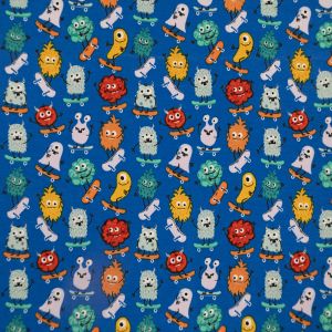 Krāsaina  trikotāža / D18 Troļļi