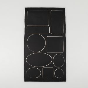 Pašlīmējošie plāksteri 10x18 cm / Melns 332