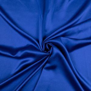 Zīdains mākslīgais zīds Satin Pucci / D4 Tumši zils