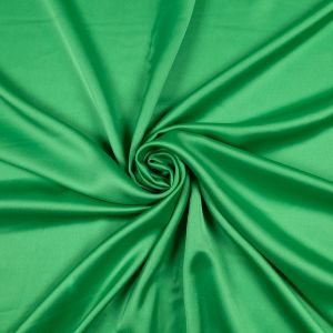 Zīdains mākslīgais zīds Satin Pucci / D11 Zaļš