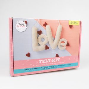 Rokdarbu komplekts Simply Make / Love with Hearts