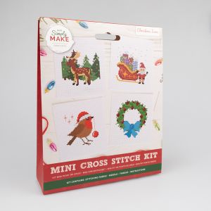 Izšūšanas komplektst Simply Make / Christmas Icons