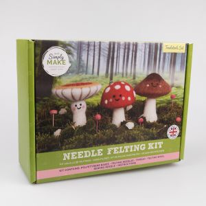 Vilnas filcēšanas komplekts Simply Make / Toadstools Set