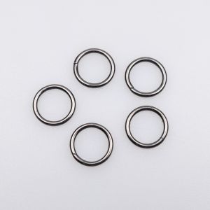 Metāla gredzens 10 mm / Melns Niķelis