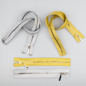 3 mm Rāvējslēdzējs T3 Lurex apakšā noslēgts / Dažādi garumi / Dažadi toņi