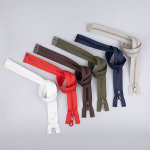 8 mm rāvējslēdzējs T8 apakšā vaļējs 55 cm / Dažadi toņi