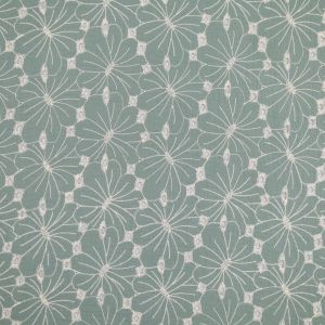 Divkāršs muslīns ar izšuvumu / Tumši piparmētru zaļš